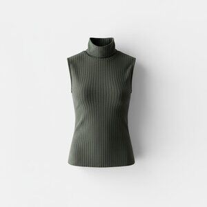 Anthropologie Women's Green and Khaki Blouse